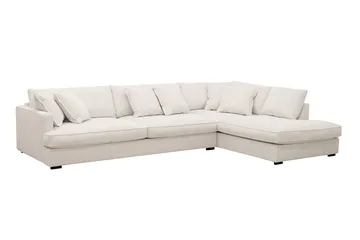Rossita Lyx 4-sits Extra djup Soffa med Schäslong Höger - Offwhite Manchester - Products - Möbler - Soffa - Divansoffa & schäslongsoffa - 4 sits soffa med divan