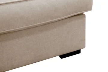 Rossita Lyx 4-sits Extra djup Soffa med Schäslong Vänster - Beige Tyg - Products - Möbler - Soffa - Divansoffa & schäslongsoffa - 4 sits soffa med divan