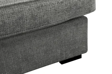 Rossita Lyx 4-sits Extra djup Soffa med Schäslong Vänster - Grå Chenille - Products - Möbler - Soffa - Divansoffa & schäslongsoffa - 4 sits soffa med divan