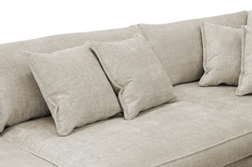 Rossita Lyx 4-sits Högervänd L-formad Extra Djup Schäslongsoffa i Chenille - Beige Chenille - Products - Möbler - Soffa - Divansoffa & schäslongsoffa - 4 sits soffa med divan