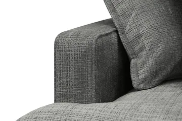 Rossita Lyx 4-sits Högervänd L-formad Extra Djup Schäslongsoffa i Chenille - Grå Chenille - Products - Möbler - Soffa - Divansoffa & schäslongsoffa - 4 sits soffa med divan