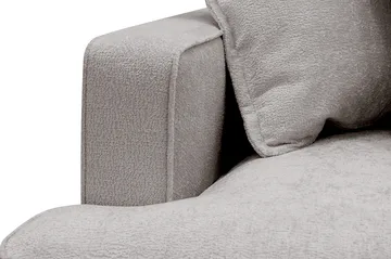 Rossita Lyx 4-sits Högervänd L-formad Extra Djup Schäslongsoffa i Chenille - Grå/Brun Chenille - Products - Möbler - Soffa - Divansoffa & schäslongsoffa - 4 sits soffa med divan