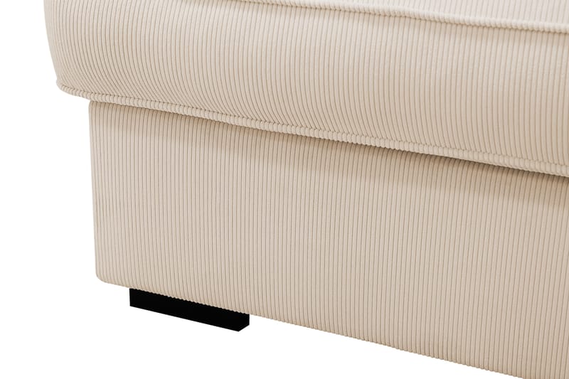 Rossita Lyx 4-sits Högervänd L-formad Extra Djup Schäslongsoffa i Manchester - Beige Manchester - Products - Möbler - Soffa - Divansoffa & schäslongsoffa - 4 sits soffa med divan