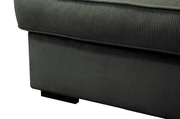 Rossita Lyx 4-sits Högervänd L-formad Extra Djup Schäslongsoffa i Manchester - Mörkgrön Manchester - Products - Möbler - Soffa - Divansoffa & schäslongsoffa - 4 sits soffa med divan