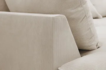 Rossita Lyx 4-sits Vänstervänd L-formad Extra Djup Schäslongsoffa i Manchester - Greige Manchester - Products - Möbler - Soffa - Divansoffa & schäslongsoffa - 4 sits soffa med divan