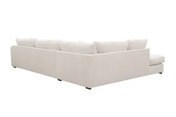 Rossita Lyx 4-sits Vänstervänd L-formad Extra Djup Schäslongsoffa i Manchester - Offwhite Manchester - Products - Möbler - Soffa - Divansoffa & schäslongsoffa - 4 sits soffa med divan