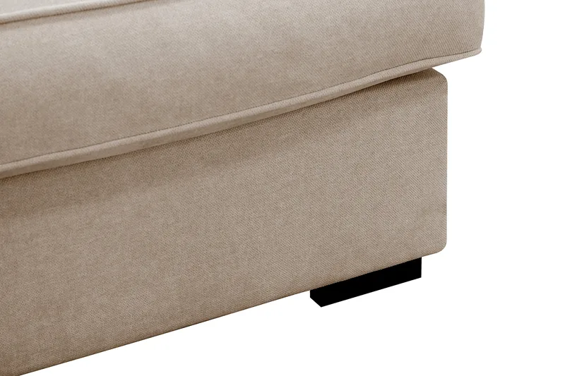 Rossita Lyx 4-sits Vänstervänd L-formad Extra Djup Schäslongsoffa i Tyg - Beige Tyg - Products - Möbler - Soffa - Divansoffa & schäslongsoffa - 4 sits soffa med divan