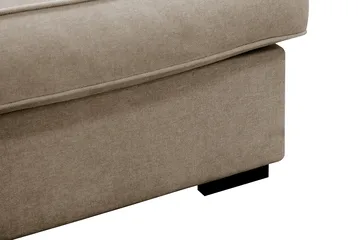 Rossita Lyx 4-sits Vänstervänd L-formad Extra Djup Schäslongsoffa i Tyg - Brun Tyg - Products - Möbler - Soffa - Divansoffa & schäslongsoffa - 4 sits soffa med divan