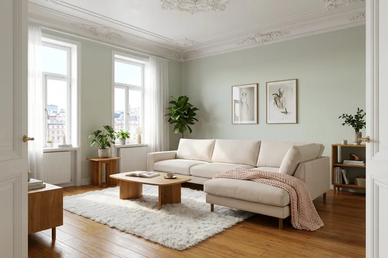 Scandi Djup 4-sits Soffa med Schäslong Höger i Manchester - Beige - Products - Möbler - Soffa - Divansoffa & schäslongsoffa - 4 sits soffa med divan