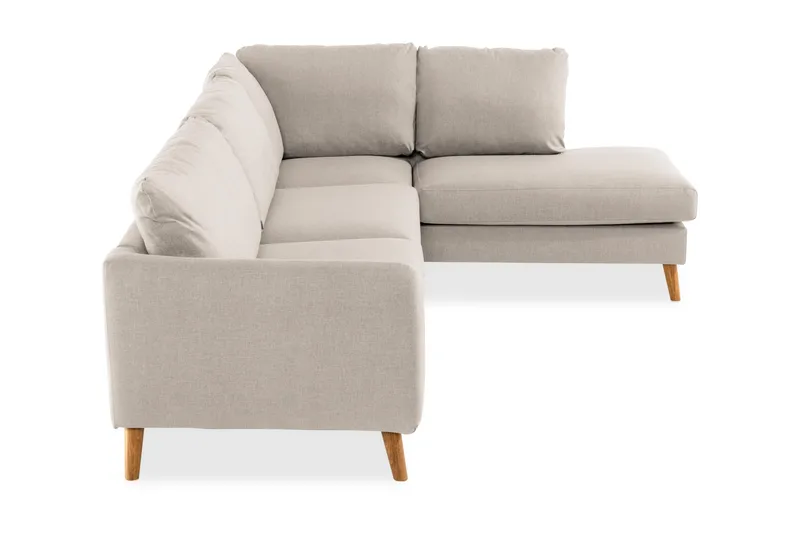 Trend 4-sits Högervänd L-formad Schäslongsoffa i Tyg 280 cm bred - Beige - Products - Möbler - Soffa - Divansoffa & schäslongsoffa - 4 sits soffa med divan