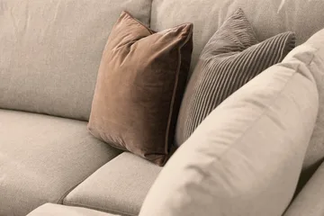 Trend 4-sits Högervänd L-formad Schäslongsoffa i Tyg 280 cm bred - Beige - Products - Möbler - Soffa - Divansoffa & schäslongsoffa - 4 sits soffa med divan