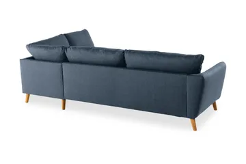 Trend 4-sits Högervänd L-formad Schäslongsoffa i Tyg - Blå - Products - Möbler - Soffa - Divansoffa & schäslongsoffa - 4 sits soffa med divan