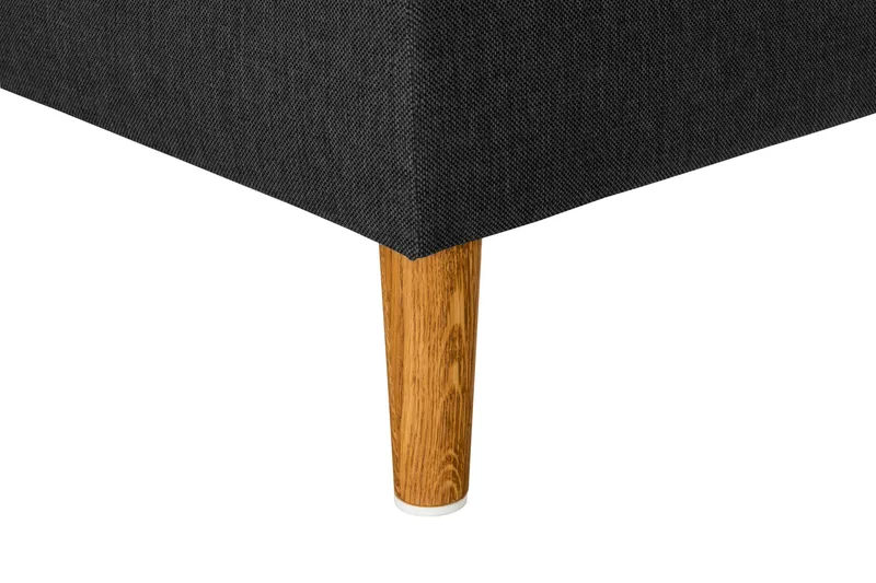 Trend 4-sits Högervänd L-formad Schäslongsoffa i Tyg - Svart - Products - Möbler - Soffa - Divansoffa & schäslongsoffa - 4 sits soffa med divan