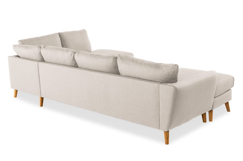 Trend 4-sits Högervänd U-formad Soffa med Divan och Schäslong i Tyg - Beige - Products - Möbler - Soffa - Divansoffa & schäslongsoffa - 4 sits soffa med divan
