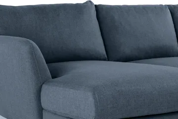 Trend 4-sits Högervänd U-formad Soffa med Divan och Schäslong i Tyg - Blå - Products - Möbler - Soffa - Divansoffa & schäslongsoffa - 4 sits soffa med divan