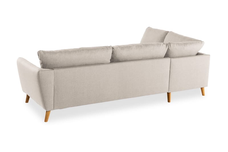 Trend 4-sits Vänstervänd L-formad Divansoffa i Tyg - Beige - Products - Möbler - Soffa - Divansoffa & schäslongsoffa - 4 sits soffa med divan