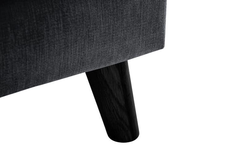 Trend Lyx 3-sits Divansoffa Höger - Mörkgrå/Svart - Products - Möbler - Soffa - Divansoffa & schäslongsoffa - 4 sits soffa med divan