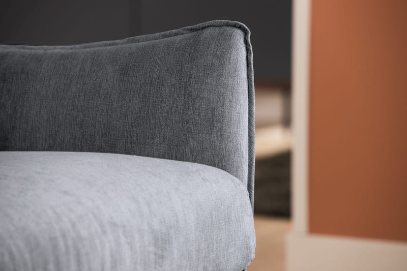 Trend Lyx 3-sits Divansoffa Vänster - Mörkgrå/Ek - Products - Möbler - Soffa - Divansoffa & schäslongsoffa - 4 sits soffa med divan