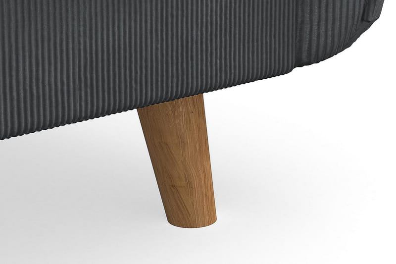 Trend Lyx 3-sits Högervänd L-formad Divansoffa i Manchester - Mörkgrå - Products - Möbler - Soffa - Divansoffa & schäslongsoffa - 4 sits soffa med divan