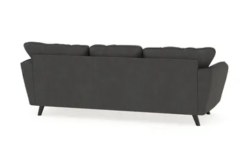 Trend Lyx 3-sits Högervänd L-formad Divansoffa i Manchester - Mörkgrå - Products - Möbler - Soffa - Divansoffa & schäslongsoffa - 4 sits soffa med divan