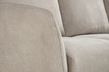 Trend Lyx 3-sits Högervänd L-formad Divansoffa i Tyg - Beige - Products - Möbler - Soffa - Divansoffa & schäslongsoffa - 4 sits soffa med divan