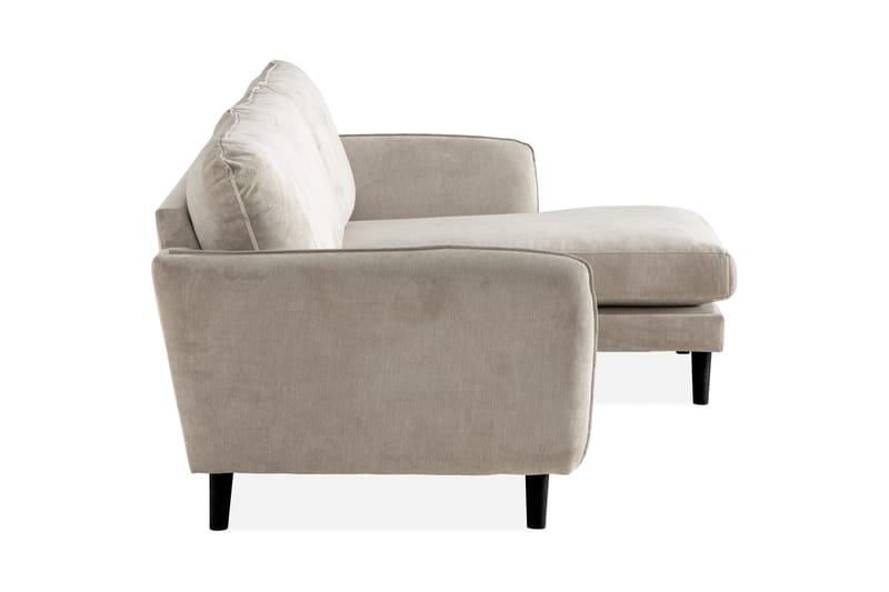 Trend Lyx 3-sits Högervänd L-formad Divansoffa i Tyg - Beige - Products - Möbler - Soffa - Divansoffa & schäslongsoffa - 4 sits soffa med divan