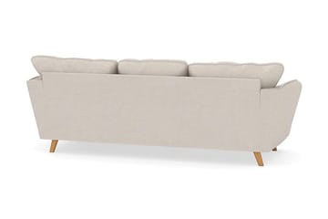 Trend Lyx 3-sits Högervänd L-formad Divansoffa i Tyg - Beige - Products - Möbler - Soffa - Divansoffa & schäslongsoffa - 4 sits soffa med divan