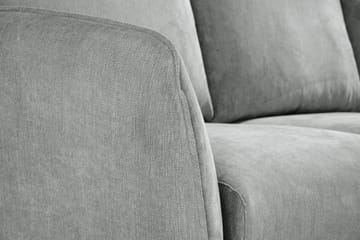 Trend Lyx 3-sits Högervänd L-formad Divansoffa i Tyg - Grå - Products - Möbler - Soffa - Divansoffa & schäslongsoffa - 4 sits soffa med divan