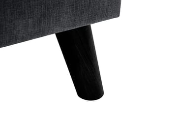 Trend Lyx 3-sits Högervänd L-formad Divansoffa i Tyg - Mörkgrå - Products - Möbler - Soffa - Divansoffa & schäslongsoffa - 4 sits soffa med divan