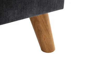 Trend Lyx 3-sits Högervänd L-formad Divansoffa i Tyg - Mörkgrå - Products - Möbler - Soffa - Divansoffa & schäslongsoffa - 4 sits soffa med divan