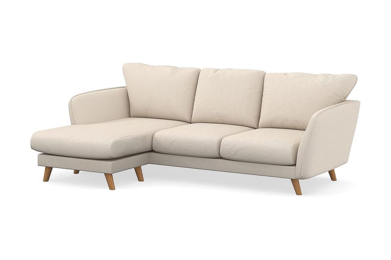 Trend Lyx 3-sits Vänstervänd L-formad Divansoffa i Manchester - Beige - Products - Möbler - Soffa - Divansoffa & schäslongsoffa - 4 sits soffa med divan