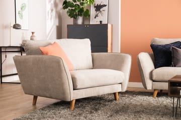 Trend Lyx 3-sits Vänstervänd L-formad Divansoffa i Tyg - Beige - Products - Möbler - Soffa - Divansoffa & schäslongsoffa - 4 sits soffa med divan