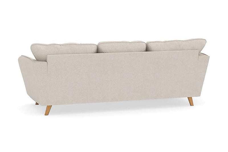 Trend Lyx 3-sits Vänstervänd L-formad Divansoffa i Tyg - Beige - Products - Möbler - Soffa - Divansoffa & schäslongsoffa - 4 sits soffa med divan