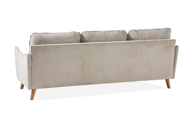 Trend Lyx 3-sits Vänstervänd L-formad Divansoffa i Tyg - Beige - Products - Möbler - Soffa - Divansoffa & schäslongsoffa - 4 sits soffa med divan