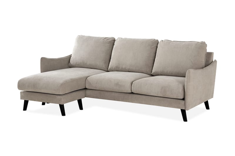 Trend Lyx 3-sits Vänstervänd L-formad Divansoffa i Tyg - Beige - Products - Möbler - Soffa - Divansoffa & schäslongsoffa - 4 sits soffa med divan