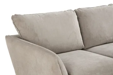 Trend Lyx 3-sits Vänstervänd L-formad Divansoffa i Tyg - Beige - Products - Möbler - Soffa - Divansoffa & schäslongsoffa - 4 sits soffa med divan