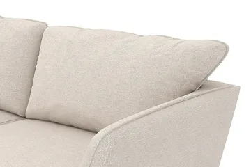Trend Lyx 3-sits Vänstervänd L-formad Divansoffa i Tyg - Beige - Products - Möbler - Soffa - Divansoffa & schäslongsoffa - 4 sits soffa med divan