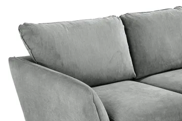 Trend Lyx 3-sits Vänstervänd L-formad Divansoffa i Tyg - Grå - Products - Möbler - Soffa - Divansoffa & schäslongsoffa - 4 sits soffa med divan