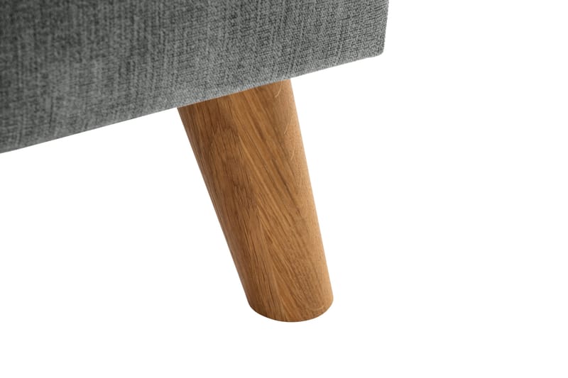 Trend Lyx 3-sits Vänstervänd L-formad Divansoffa i Tyg - Grå - Products - Möbler - Soffa - Divansoffa & schäslongsoffa - 4 sits soffa med divan