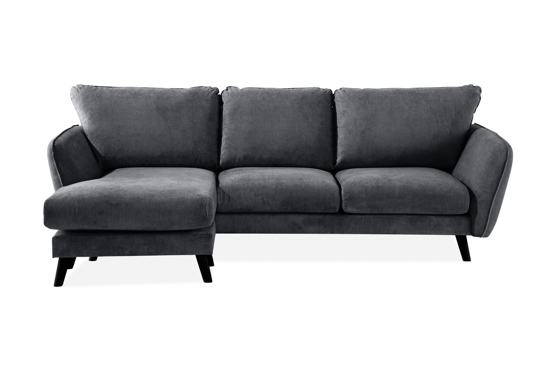 Trend Lyx 3-sits Vänstervänd L-formad Divansoffa i Tyg