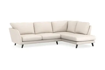 Trend Lyx 4-sits Högervänd L-formad Schäslongsoffa i Tyg - Beige - Products - Möbler - Soffa - Divansoffa & schäslongsoffa - 4 sits soffa med divan