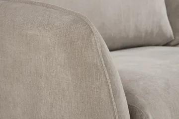 Trend Lyx 4-sits Högervänd L-formad Schäslongsoffa i Tyg - Beige - Products - Möbler - Soffa - Divansoffa & schäslongsoffa - 4 sits soffa med divan