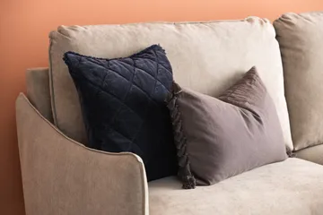Trend Lyx 4-sits Högervänd L-formad Schäslongsoffa i Tyg - Beige - Products - Möbler - Soffa - Divansoffa & schäslongsoffa - 4 sits soffa med divan