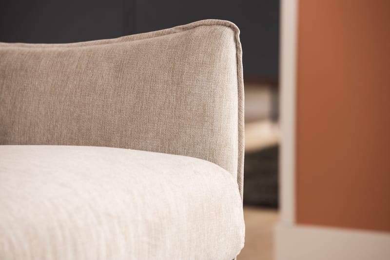 Trend Lyx 4-sits Högervänd L-formad Schäslongsoffa i Tyg - Beige - Products - Möbler - Soffa - Divansoffa & schäslongsoffa - 4 sits soffa med divan