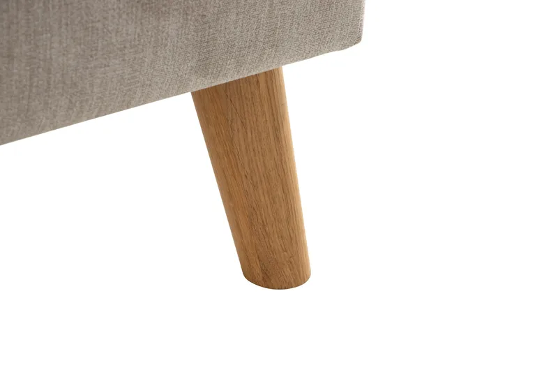 Trend Lyx 4-sits Högervänd L-formad Schäslongsoffa i Tyg - Beige - Products - Möbler - Soffa - Divansoffa & schäslongsoffa - 4 sits soffa med divan