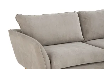 Trend Lyx 4-sits Högervänd L-formad Schäslongsoffa i Tyg - Beige - Products - Möbler - Soffa - Divansoffa & schäslongsoffa - 4 sits soffa med divan