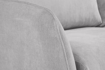 Trend Lyx 4-sits Högervänd L-formad Schäslongsoffa i Tyg - Ljusgrå - Products - Möbler - Soffa - Divansoffa & schäslongsoffa - 4 sits soffa med divan