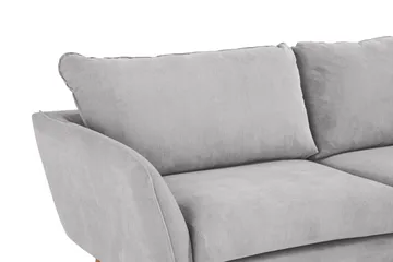 Trend Lyx 4-sits Högervänd L-formad Schäslongsoffa i Tyg - Ljusgrå - Products - Möbler - Soffa - Divansoffa & schäslongsoffa - 4 sits soffa med divan