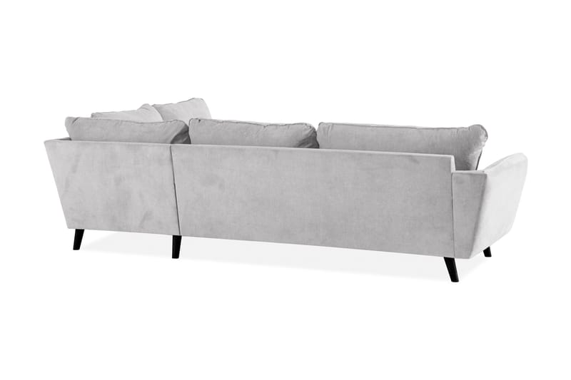 Trend Lyx 4-sits Högervänd L-formad Schäslongsoffa i Tyg - Ljusgrå - Products - Möbler - Soffa - Divansoffa & schäslongsoffa - 4 sits soffa med divan