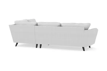 Trend Lyx 4-sits Högervänd L-formad Schäslongsoffa i Tyg - Ljusgrå - Products - Möbler - Soffa - Divansoffa & schäslongsoffa - 4 sits soffa med divan